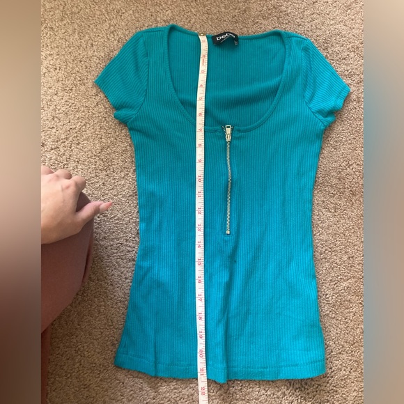 Bebe Turquoise Top - Picture 12 of 12